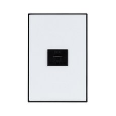 틸인스 인터넷 8p 콘센트 블랙 앤 화이트, 1개