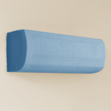 미야몽 고급 스판 에어컨 커버 덮개, 코르크블루