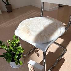 Yuyuzon居家裝飾超細纖維圓形柔軟毛絨坐墊