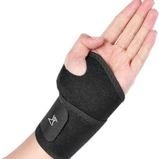 MA 手腕支撐輔助帶, 黑色, 1套