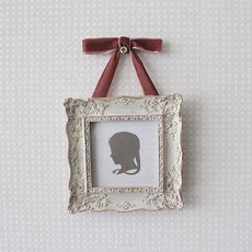 꼬떼따블 벨르 스퀘어컷 미니 액자 K52137, 1개, 화이트