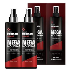 폴메디슨 옴므 메가 홀딩 헤어스프레이, 2개, 250ml