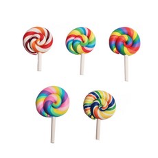 所有良品棒棒糖冰箱磁鐵 5種組, 混色