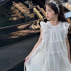 Starbean 女童可愛無袖連身裙