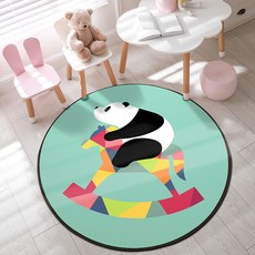 이정데코 동화 캐릭터 프렌즈 키즈 원형 러그