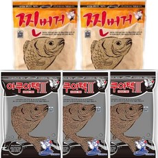 아쿠아 베스트 커플6 떡밥 세트 아쿠아택3 3p + 찐버거 2p, 1세트