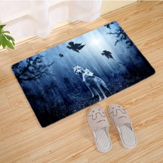 더플 늑대 미끄럼 방지 매트, no 8