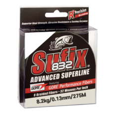 Sufix 832 Gore Superline 275m 釣魚線, 多色的
