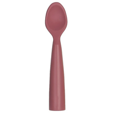 MiNiKOiOi 副食品矽膠湯匙, 石榴紅, 1支