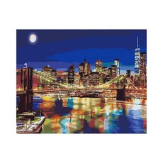 Play about 城市夜景 DIY 傑作繪畫套組 40 x 50cm, 混合顏色