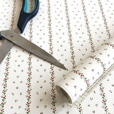 베니리아데코르 데코 꽃무늬 포인트시트지 피에스타 55-756, 화이트 + 레드 + 그린