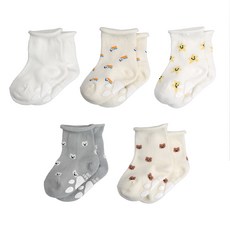 HI BABY KIDS 幼兒迷你小熊襪子5件組