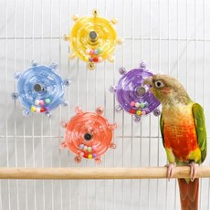鳥用益智串珠玩具, 1個, 隨機出貨