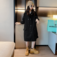 ORANGEDAMOM 女童 ALENG 雙排釦寬鬆版風衣