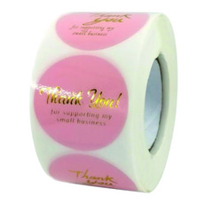 Fullcolors 全彩 自製感謝裝飾貼紙 500張 3.8cm, C-24, 1個