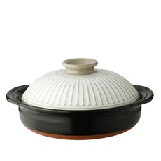 GINPO 銀峯 日本 Kikka 白色砂鍋, 7號(24 x 22 x 12.5 cm), 1個