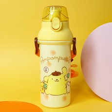 LILFANT 孩童布丁狗一鍵式背帶水壺, 混色, 480ml