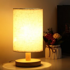 연하 우드 린넨 스탠드 무드등, 혼합색상