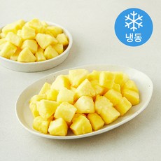 필리핀산 이안 파인애플 청크 (냉동), 1개, 13.6kg