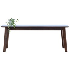 베스트리빙 HPM 캔버라 3인 벤치, 월넛그레이