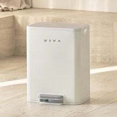 비스비바 페달 데일리 휴지통, {"선택":"20L 바닐라"}