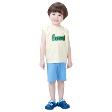 삼소니 아동용 델라 나시 등원복 상하 세트