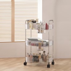 Leto 壓克力3層推車 + 掛式多功能籃 2個, 3層, 混色