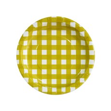 Wow Party Korea格子盤子 金色 18cm, 6件, 5個