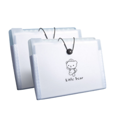 민생득템 귀염뽀짝 여러 파일 보관 가능한 파일 케이스 9, 혼합색상, 1개