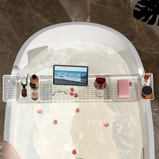 Mondspot 浴室空間分隔浴缸桑拿半身浴託盤 RB20671, 1個, 透明