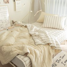 shez Home 奶油牛奶鋪棉兩用被組