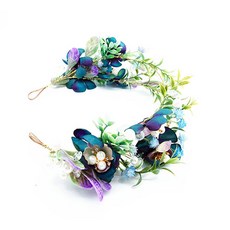 珉聖公司 紫羅蘭手工髮冠, 1個, 紫色