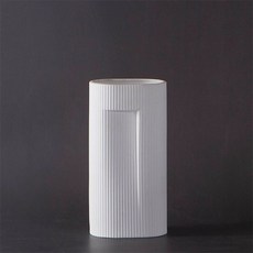페이지127 리브아 세라믹 화병, 화이트