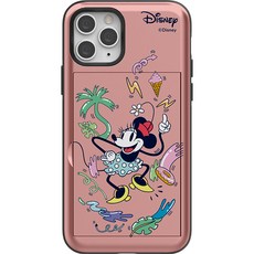 디즈니 익스프레스 유어셀프 오픈카드 휴대폰 케이스 미니 트로피컬