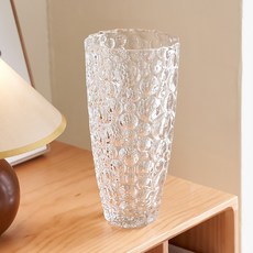 Mirnoa 水滴高級擺飾室內裝飾玻璃花瓶 MMM3518, 透明