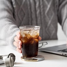 프렌치마르스 심플 기본 다용도 유리잔 소 FM136 400ml, 투명, 1개