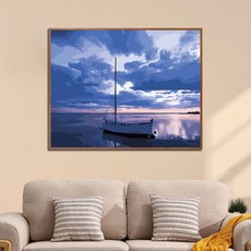 羅迪遜傑作繪畫 DIY 套組無桅杆船 40 x 50 厘米, 混合顏色