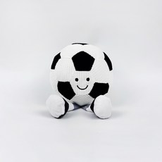 PASTEL PET 寵物柔軟表情符號球玩具, 足球, 1個