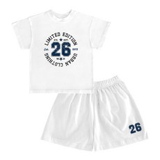 KIDSCREW 兒童用 透氣 Limited26 短袖T恤 + 短褲套裝