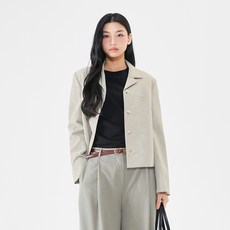 미쏘 여성용 페이크 스웨이드 자켓