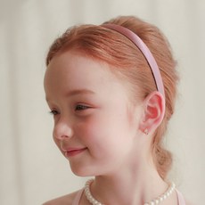 럭키밤비네 여아용 스윗새틴 슬림 헤어밴드