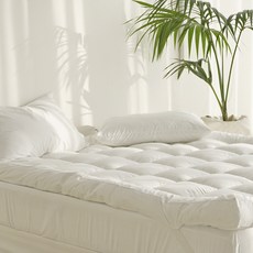 nubizio 特厚純棉床墊, 白色
