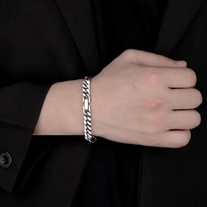 gelluna 手術鋼鍊條高級連接扣時尚手鍊 D-90