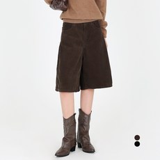 Dotif 女款 Sunday 燈芯絨百慕達短褲 P24FW1-A1118