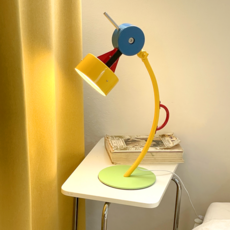 LENA ENERGY LED燈飾復古鳥巢檯燈, 混色