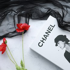 DAEHAN 波浪網紗背景布, BF-019(黑色), 1個