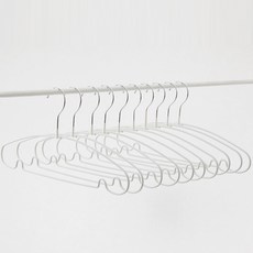 HANSSEM 線條防滑基本衣架, 乳白色, 100個