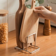 MONACO OLIVE 不鏽鋼鍋蓋砧板收納架, 銀色, 1個