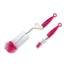 KU.KU Duckbill 酷咕鴨 360度旋轉抗菌奶瓶刷 KU5468-002, 1套, 粉色