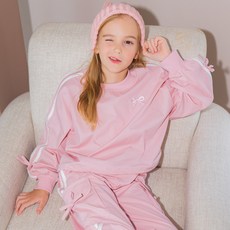 Lalaamang 女童蝴蝶結化纖T恤